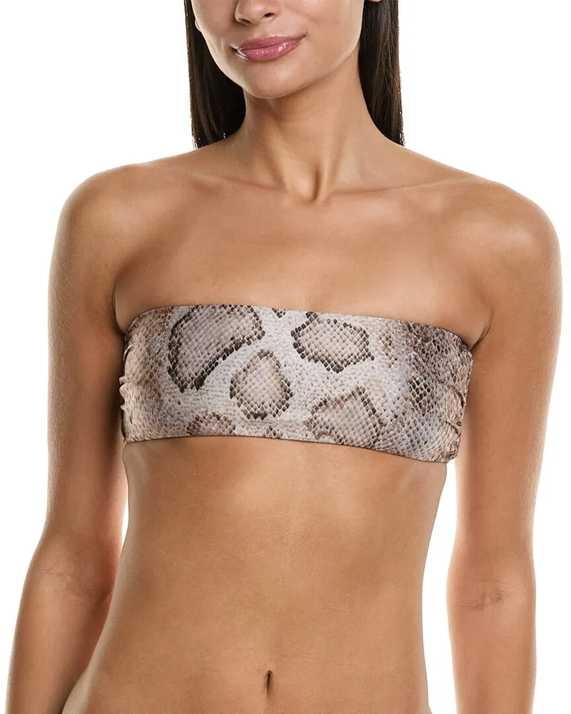 Mara Hoffman Abigail Bikini Top Brown