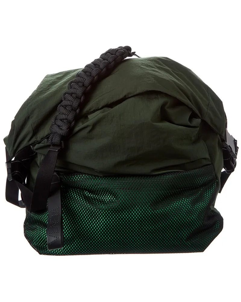 Bottega Veneta Paper Touch Nylon Messenger Bag Green