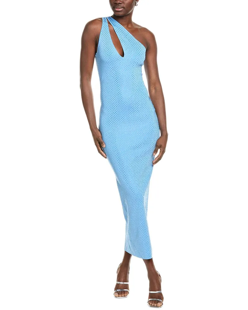Ronny Kobo Ballari Midi Dress Blue