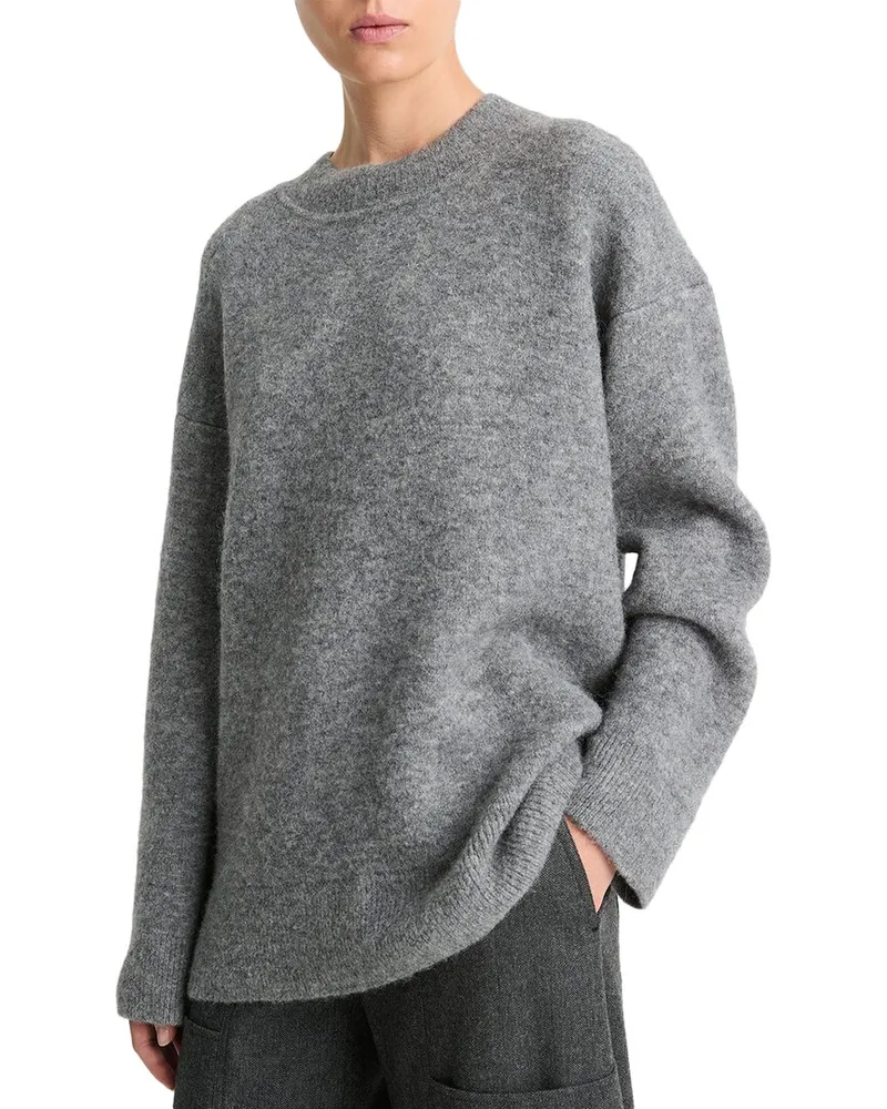 Vince Textured Soft Sculpt Wool & Alpaca-Blend Top Coat Nocolor