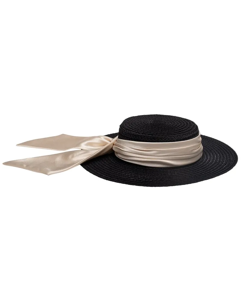 Eugenia Kim Colette Boater Hat Black