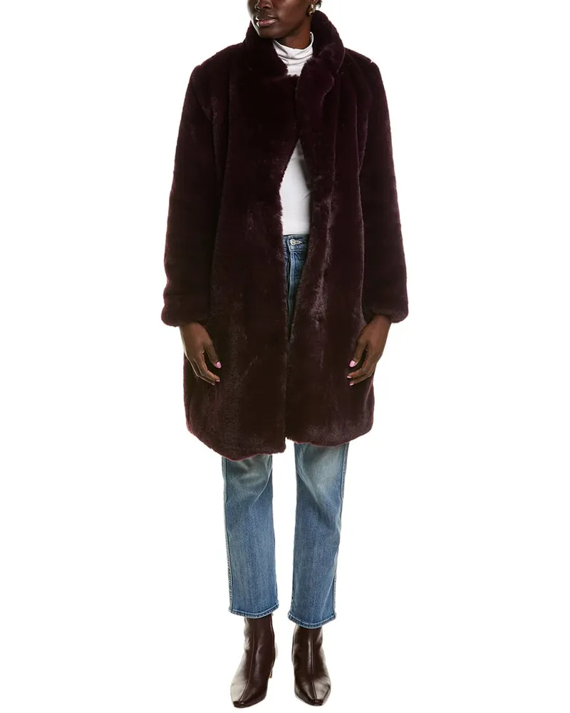 Anne Klein Coat Purple