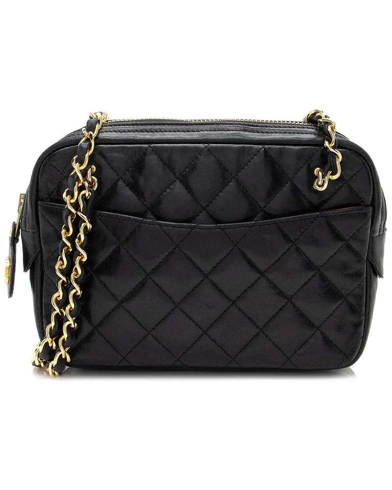 Chanel Black Lambskin Chain Camera Bag (Authentic Pre-Loved Nocolor