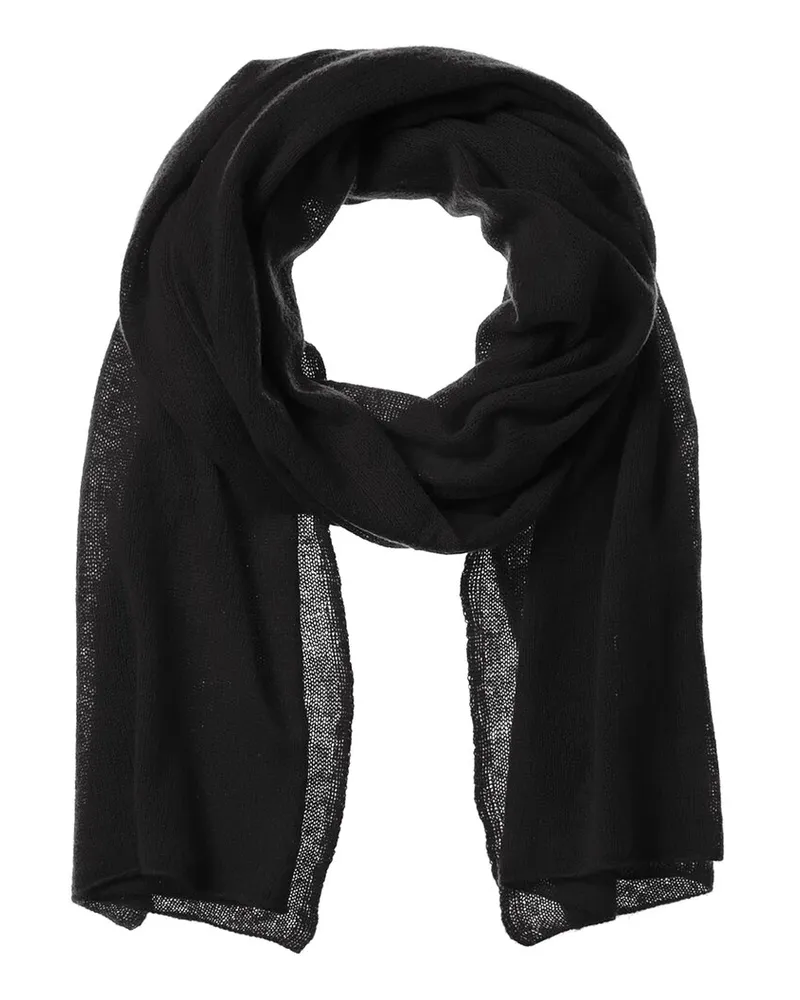 portolano  Oblong Cashmere Scarf Black