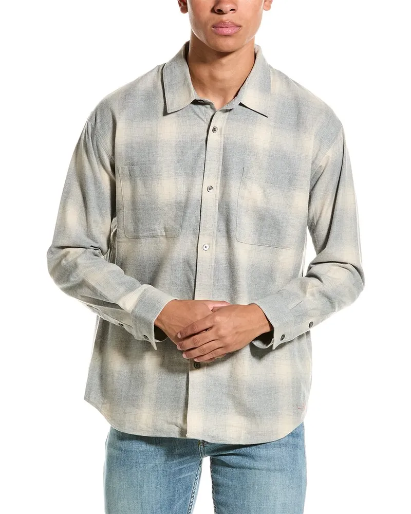 Frame Denim Plaid Flannel Shirt Nocolor