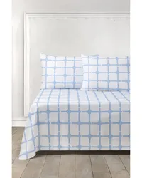 Brooks Brothers 200tc Geo Printed Cotton Oxford Sheet Set 