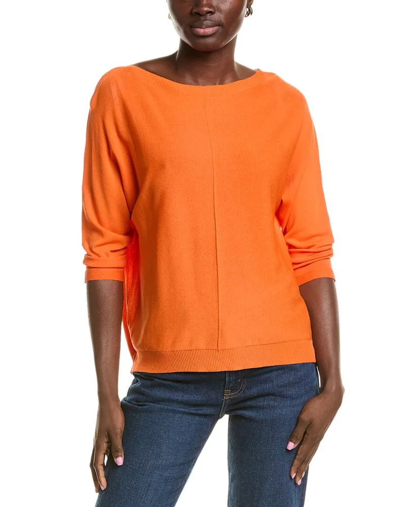 Joseph Ribkoff Boatneck Top Orange
