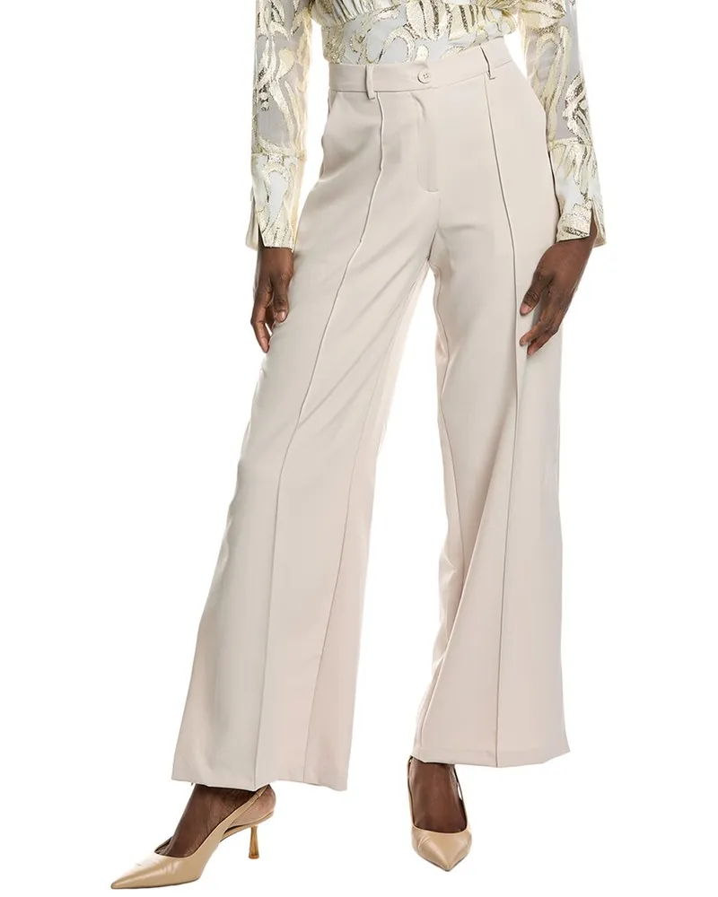 Parker Side Slit Pant Beige