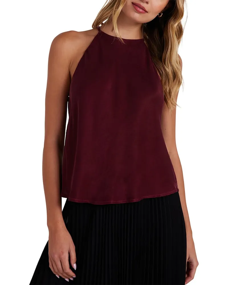 Bella Dahl Bias Halter Top Nocolor