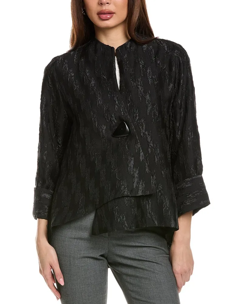 Joseph Ribkoff Puckered Jacket Black