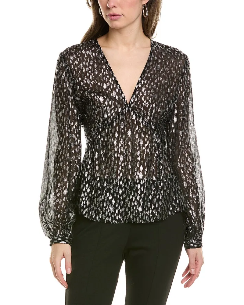 The Kooples Sparkling Leo Top Black