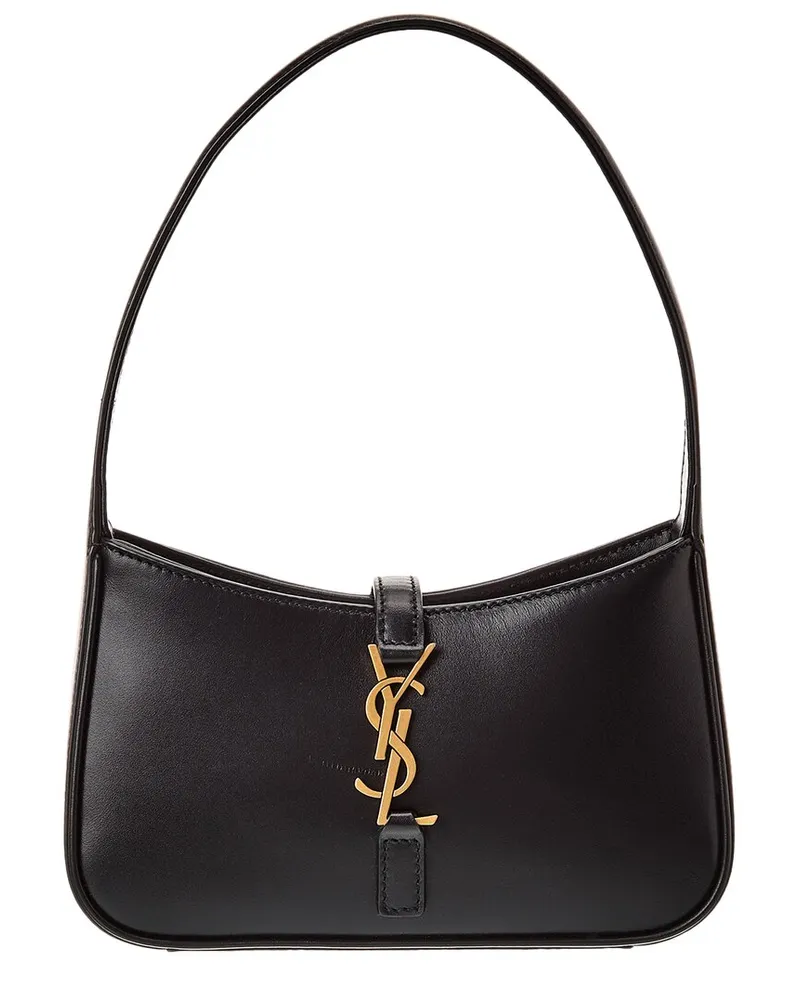 Saint Laurent Mini Leather Hobo Bag (Authentic Pre-Loved Nocolor