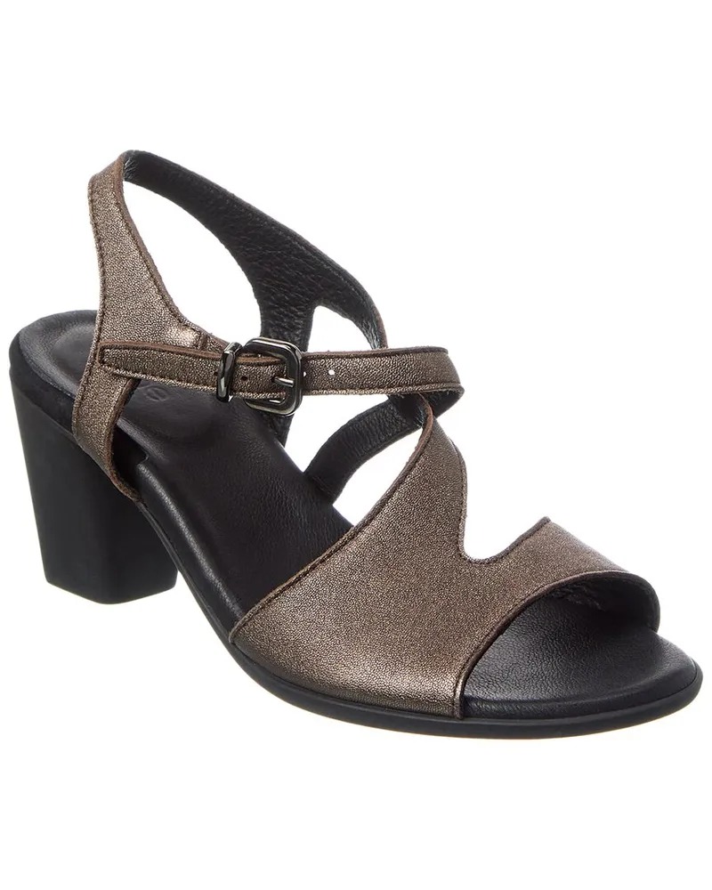 Arche Fahona Leather Sandal Gold