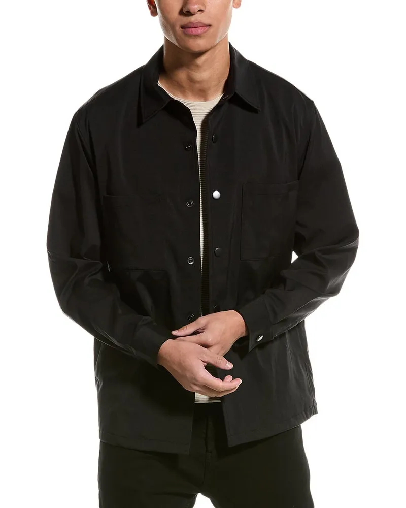 Theory Clyfford Tech Shirt Black