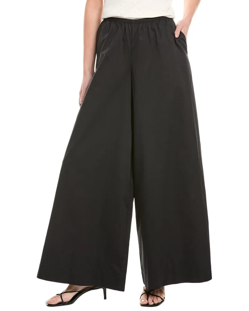 WeWoreWhat Wide Leg Pant Black