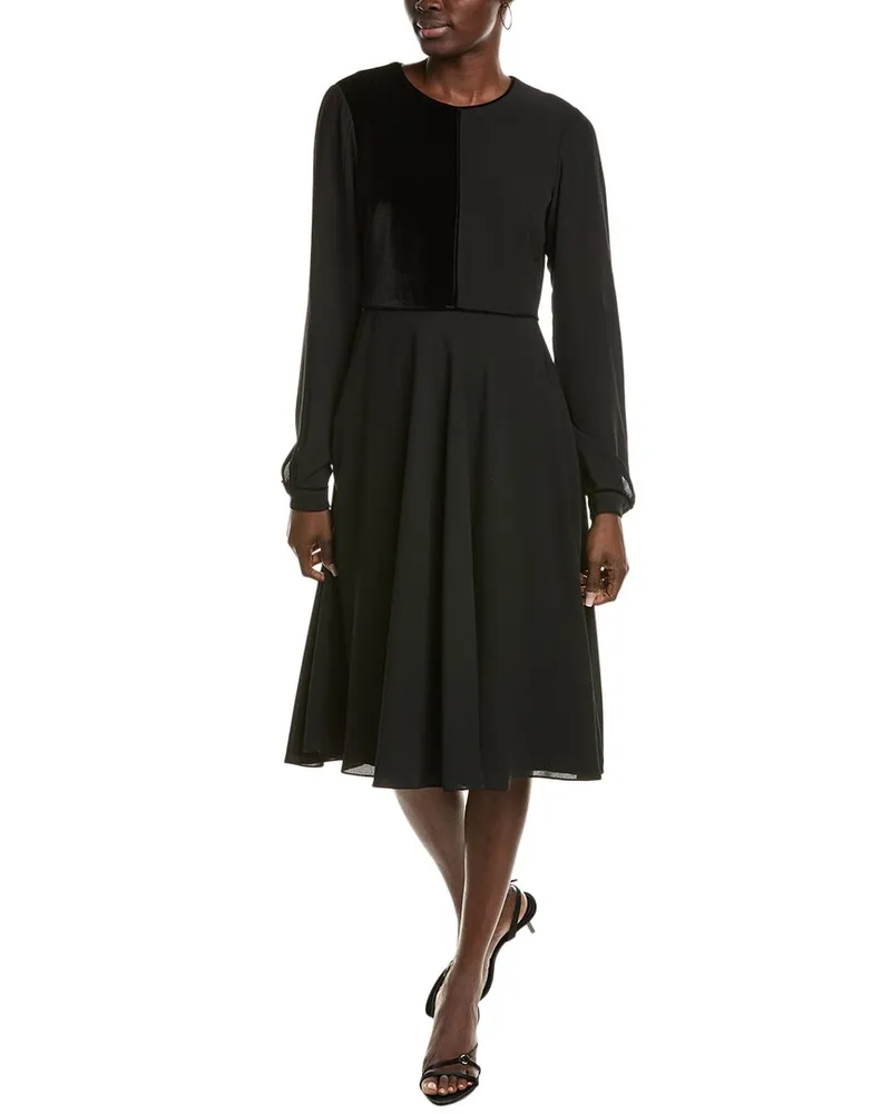 Mikael Aghal Midi Dress Black