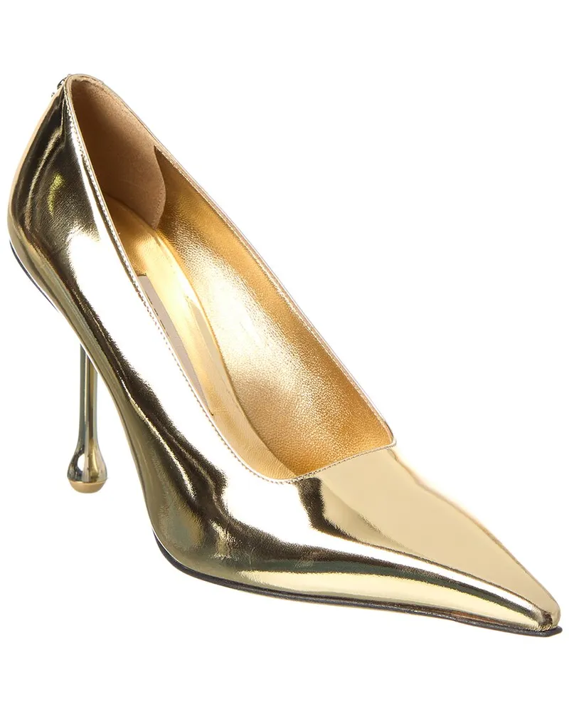 Jimmy Choo Ixia 95 Leather Pump Yellow