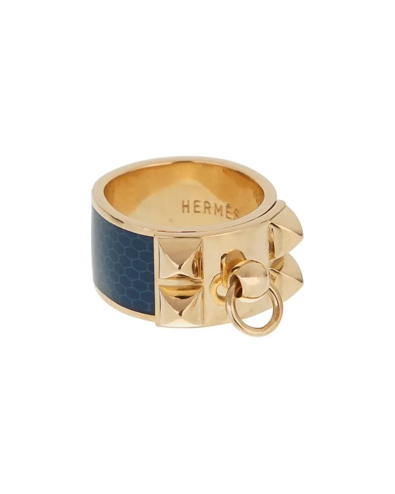 Hermès 18K Collier De Chien Ring (Authentic Pre-Loved Nocolor