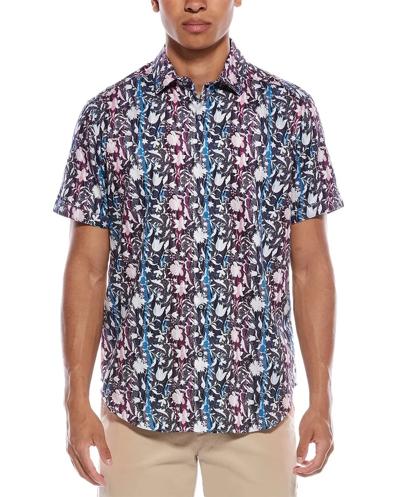 Robert Graham Zorin Classic Fit Woven Shirt Black