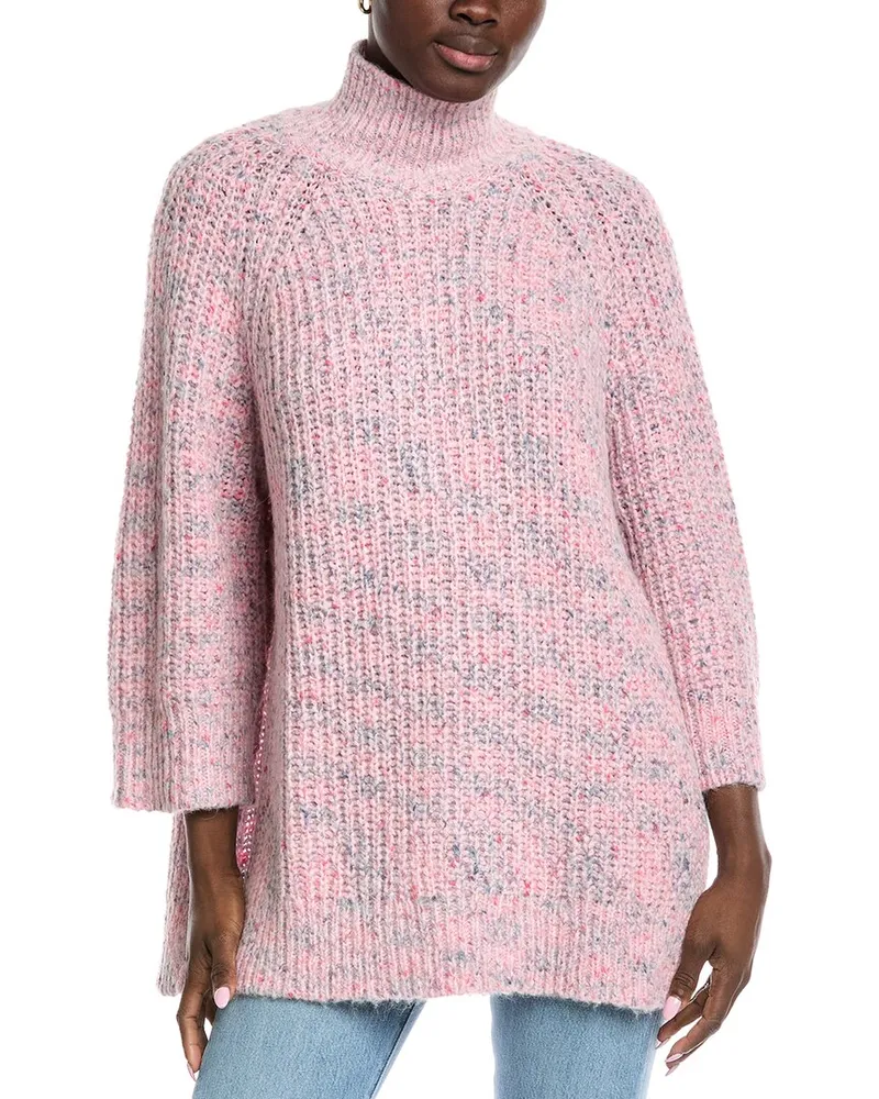 Autumn Cashmere Open Side Alpaca-Blend Sweater Pink