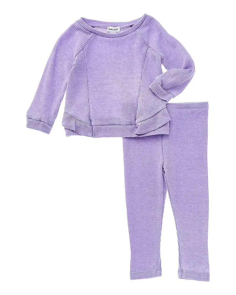 Splendid 2pc Pullover & Legging Set Purple