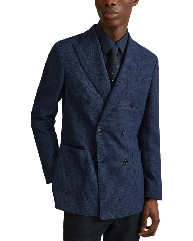 Reiss Gwynne Linen Blend Blazer Nocolor