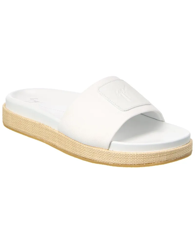 Giuseppe Zanotti Indi Canvas Slide White