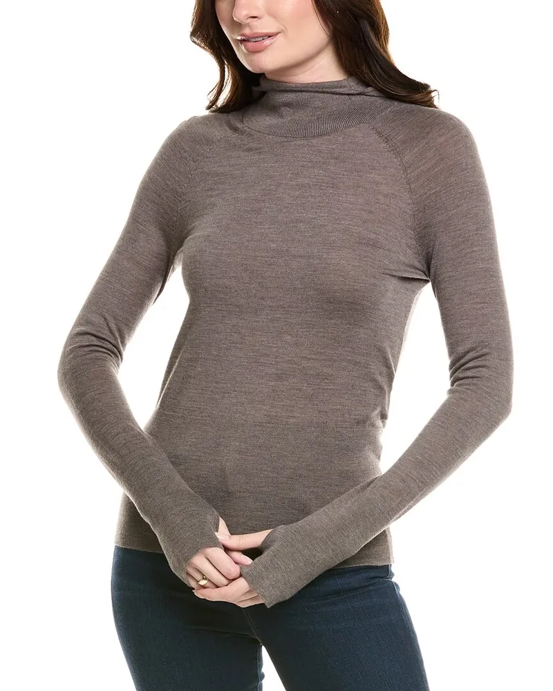 HUGO BOSS Flyer Wool Sweater Grey