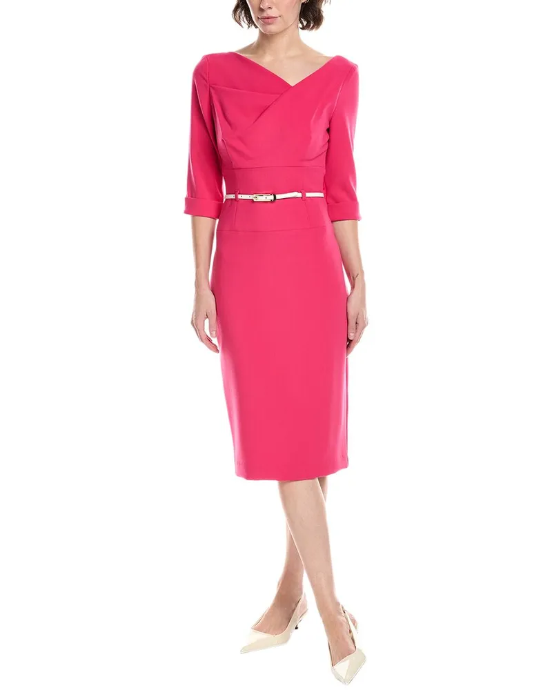 Black Halo Jackie O Sheath Dress Pink