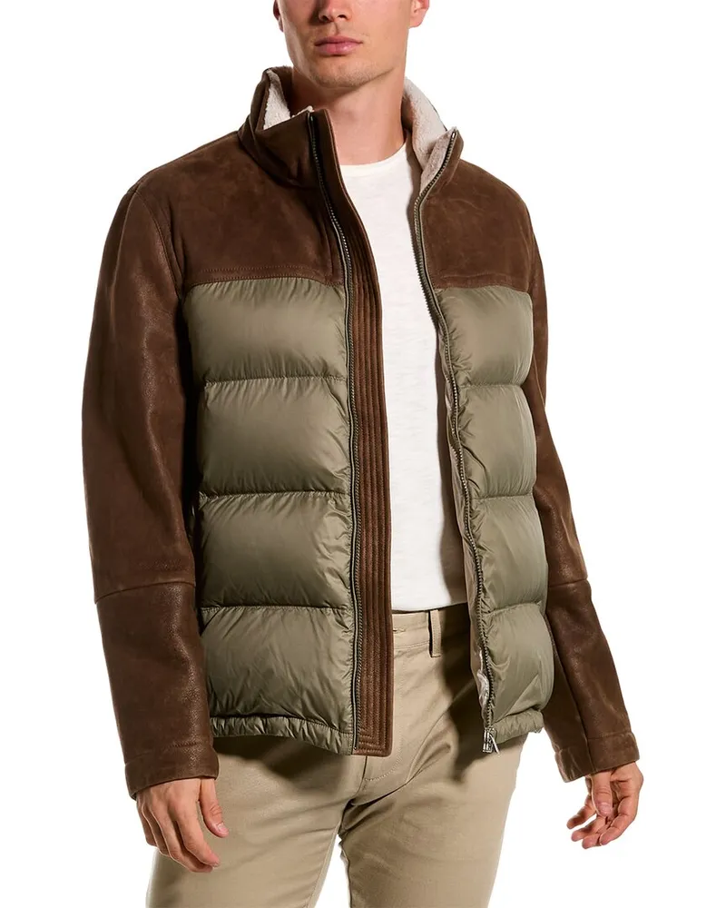 Brunello Cucinelli Quilted Sheepskin Jacket Nocolor