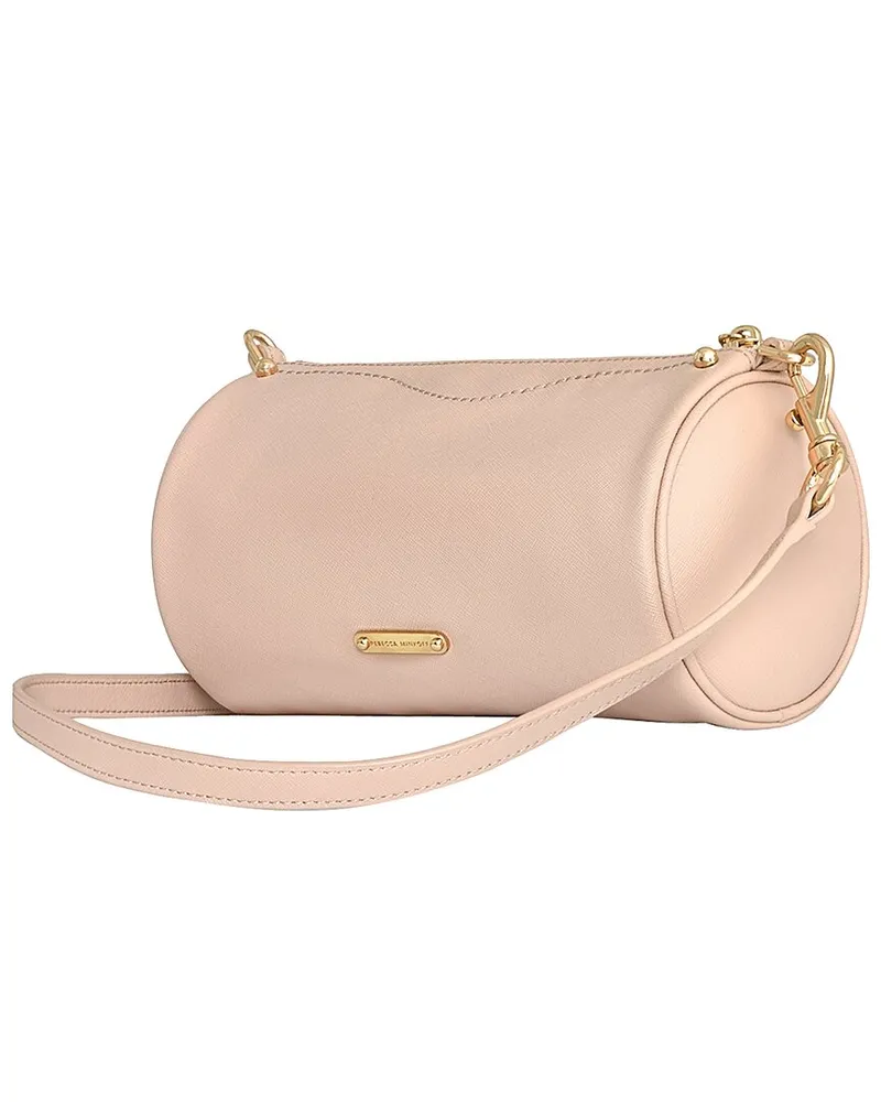 Rebecca Minkoff Barrel Leather Crossbody Brown