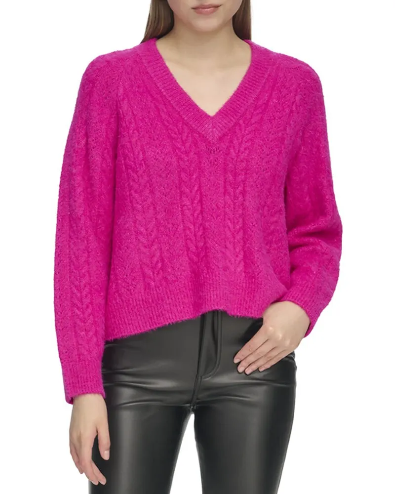 DKNY Novelty Knit Sweater Nocolor