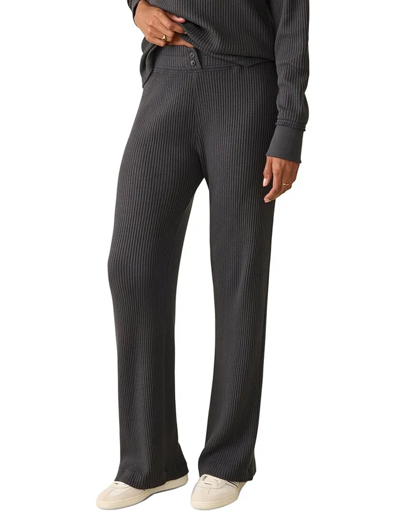 Faherty Legend Waffle Wide Leg Pant Nocolor
