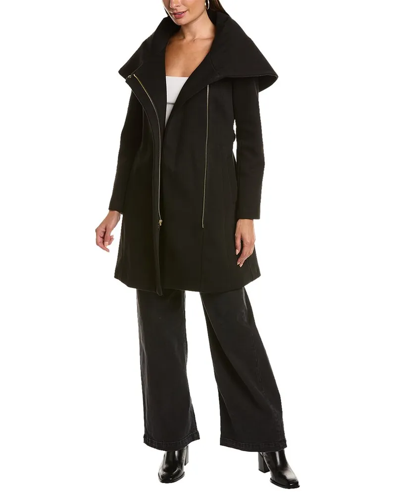 COLE HAAN Signature Twill Coat Black