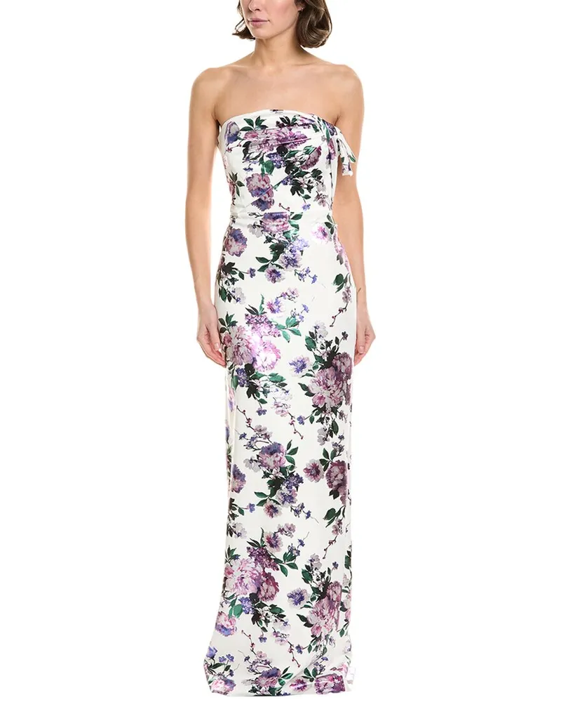 Black Halo Divina Gown White