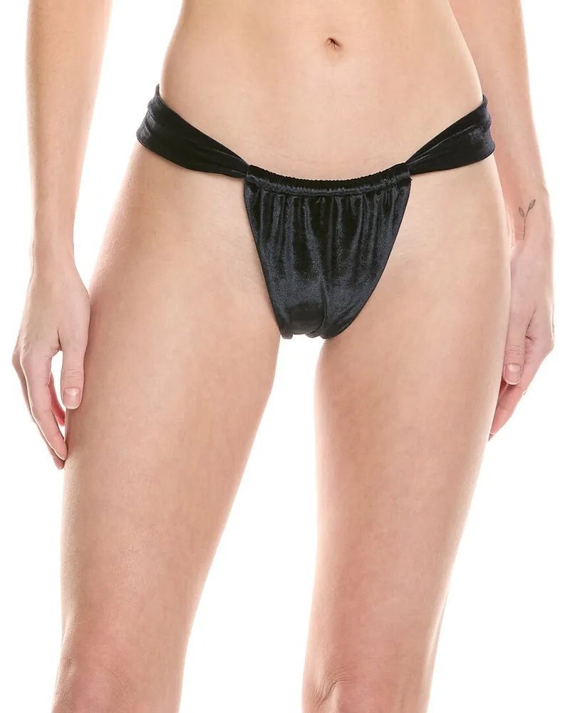 AGUA BENDITA Elsa Aguja Bikini Bottom Black