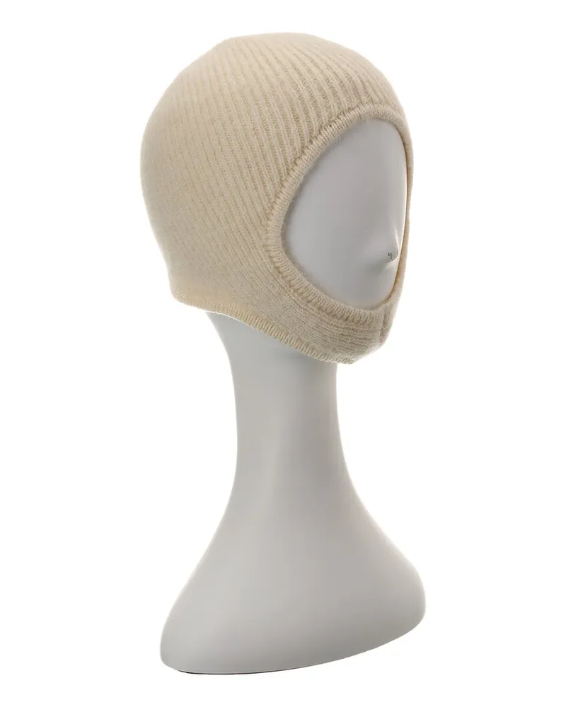 Jacquemus La Capuche Alpaca & Wool-Blend Hood White