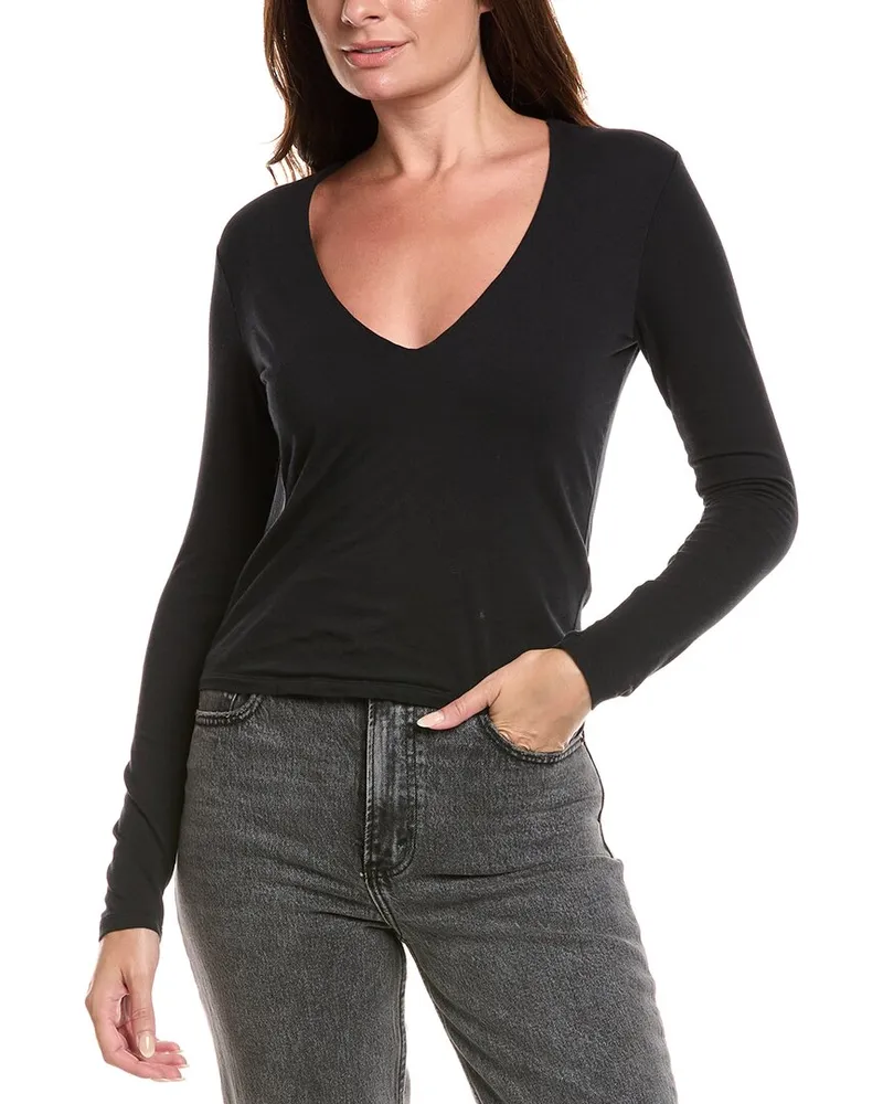 James Perse Boxy T-Shirt Black