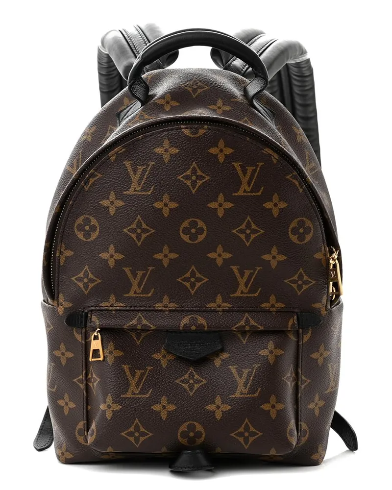 Louis Vuitton Brown Monogram Coated Canvas Palm Springs Backpack PM (Authentic  Pre-Loved Nocolor