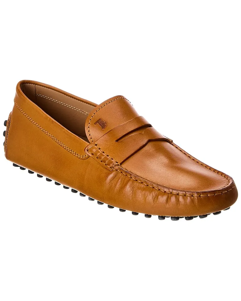TOD'S TODs Leather Loafer Yellow