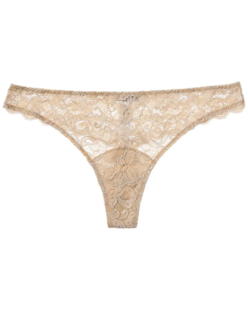 Hanro Moments Thong Brown