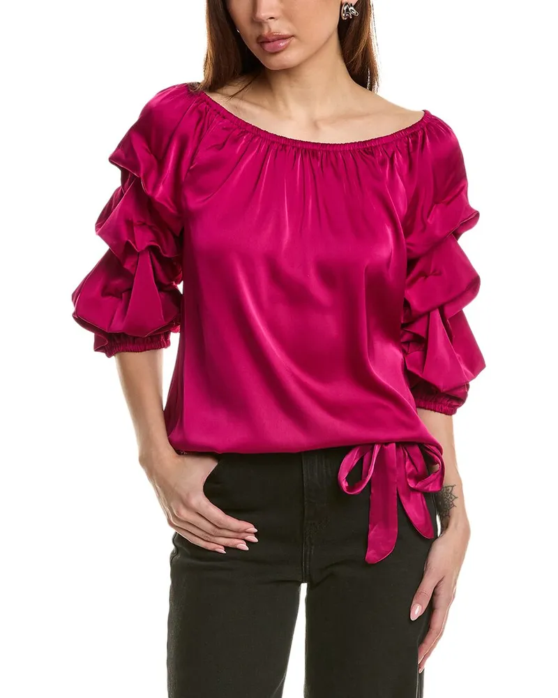 Vince Camuto Off-The-Shoulder Top Purple