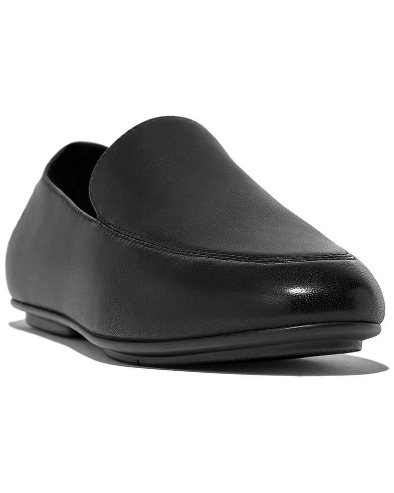 FitFlop Allegro Leather Loafer Black