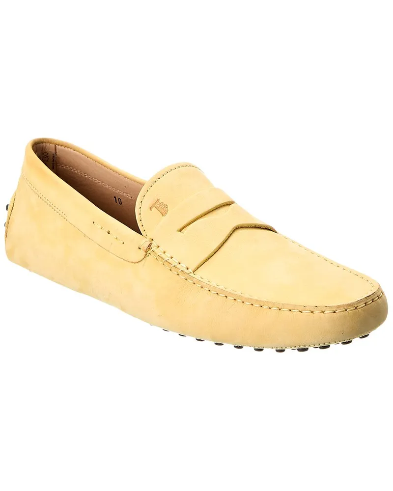 TOD'S TOD’s Gommini Leather Moccasin Yellow