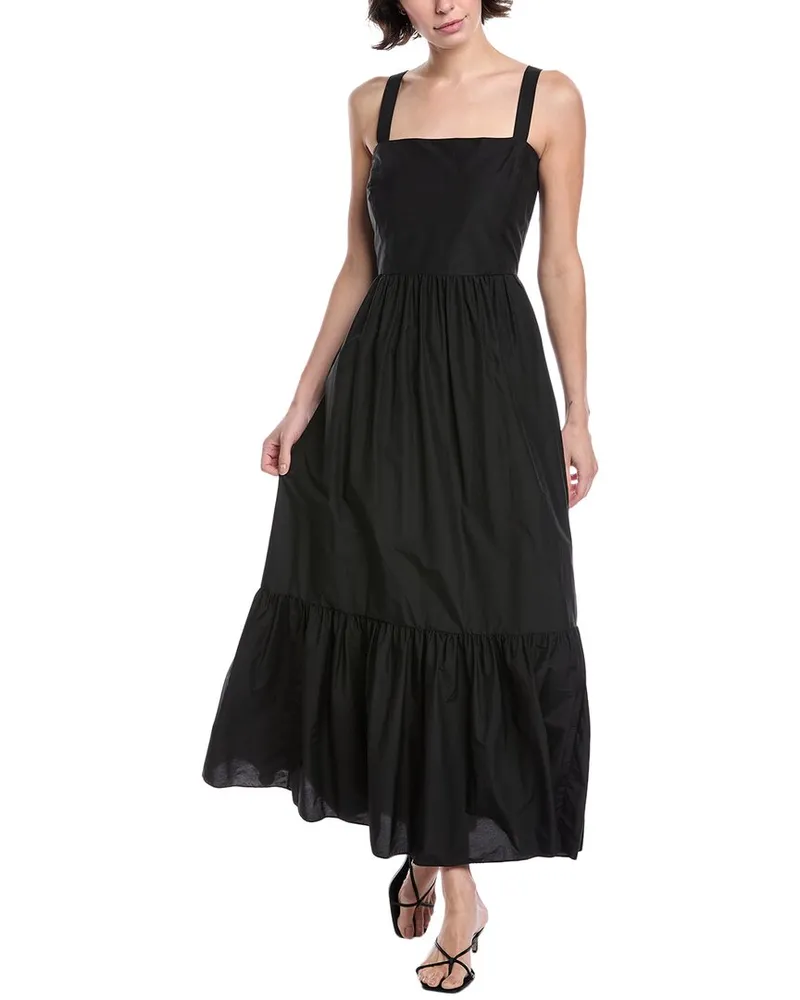 Theory Strap Tiered Dress Nocolor