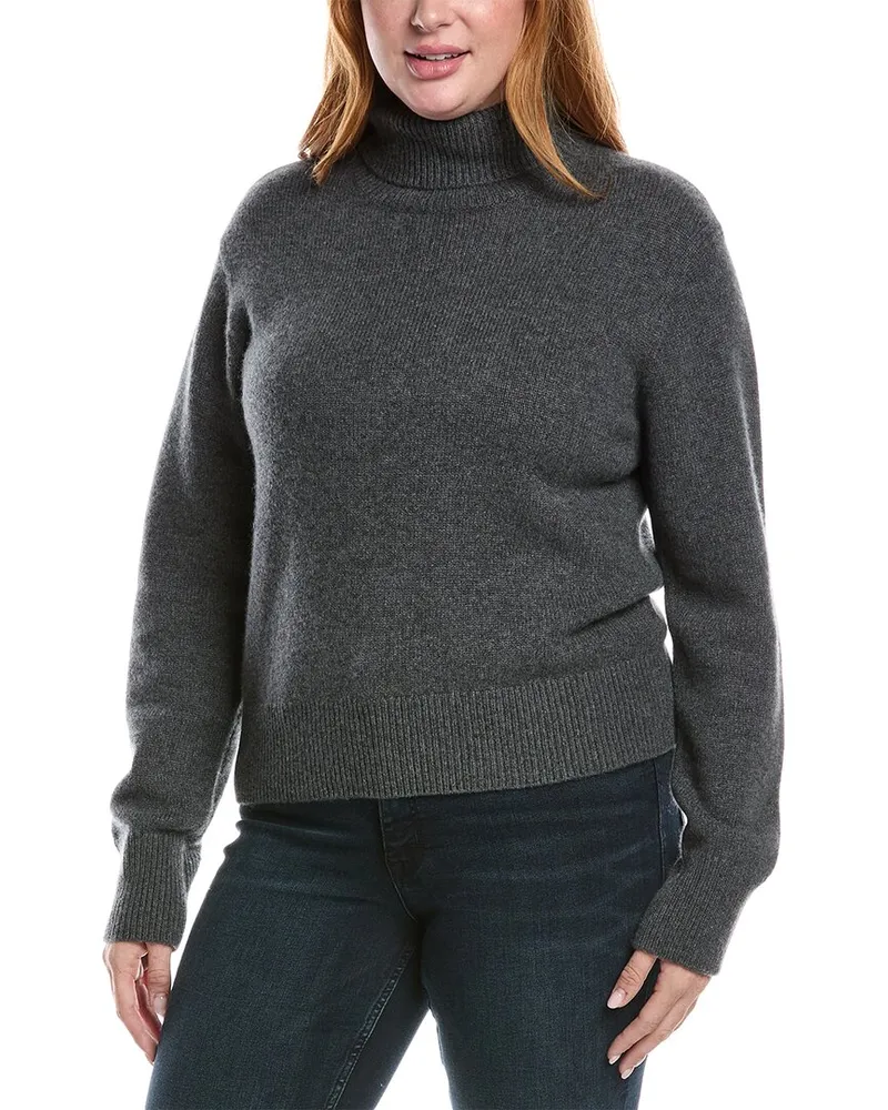 Frame Denim FRAME Cashmere Turtleneck Sweater Gray