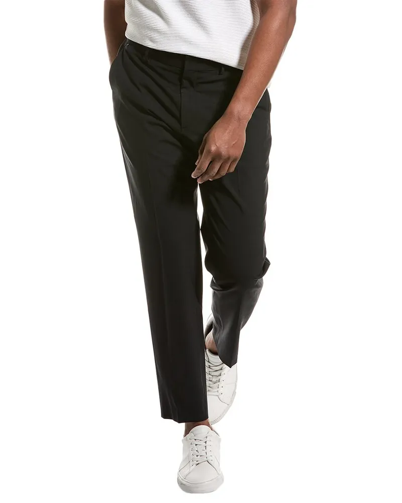 HUGO BOSS Slim Fit Wool-Blend Pant Black