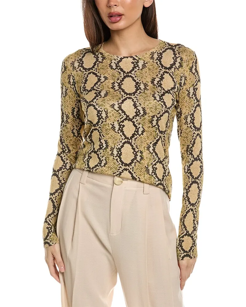 ST. JOHN Lurex Sweater Nocolor