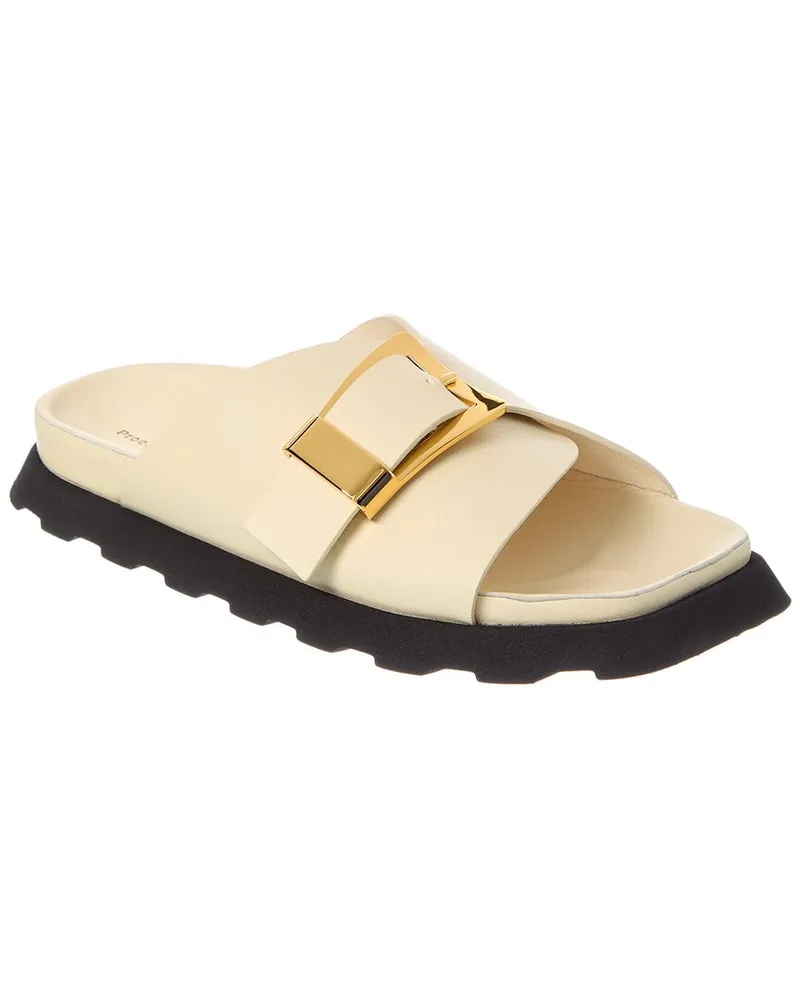 Proenza Schouler Leather Sandal White