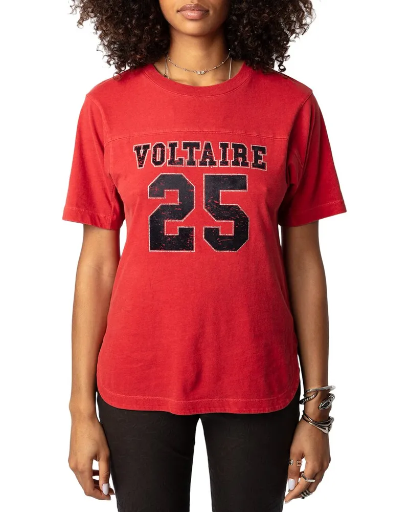Zadig & Voltaire Bow Hc Voltaire 25 T-Shirt Red